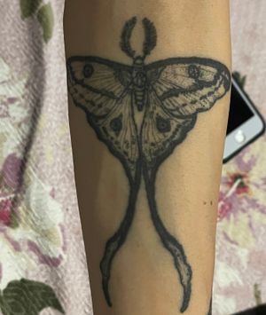 Moth Tattoo. My amateur works. 
