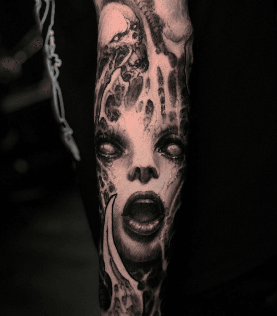 Sullen Art Collective on Instagram Stay ArtDriven like yonghablk of  Korea  and be ready for  Black and grey tattoos Chest piece tattoos Dark  art tattoo