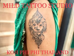 #lion #liontattoo #tattooart #tattooartist #bambootattoothailand #traditional #tattooshop #at #mildtattoostudio #mildtattoophiphi #tattoophiphi #phiphiisland #thailand #tattoodo #tattooink #tattoo #phiphi #kohphiphi #thaibambooartis  #phiphitattoo #thailandtattoo #thaitattoo #bambootattoophiphi
Contact ☎️+66937460265 (ajjima)
https://instagram.com/mildtattoophiphi
https://instagram.com/mild_tattoo_studio
https://facebook.com/mildtattoophiphibambootattoo/
Open daily ⏱ 11.00 am-24.00 pm
MILD TATTOO STUDIO 
my shop has one branch on Phi Phi Island.
Situated , Located near  the World Med hospital and Khun va restaurant