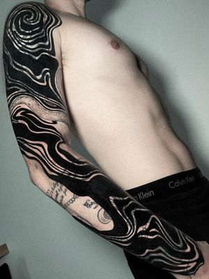 suminagashi tattoo