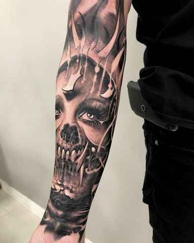 Dark Art Tattoo by Victor Portugal