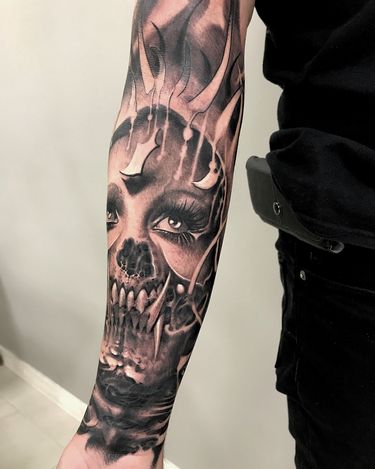 Dark Art Tattoo by Victor Portugal 