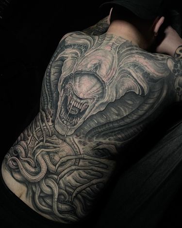 Dark Art Tattoo by Jeremiah Barba