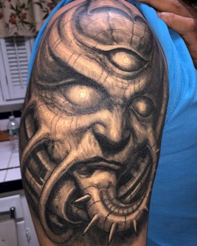 Dark Art Tattoo by Paul Booth