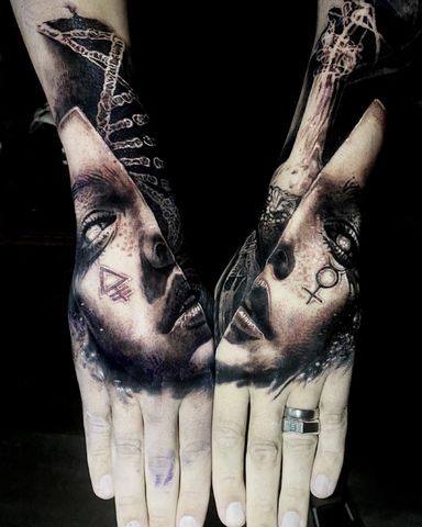 Dark Art Tattoo by Jak Connolly