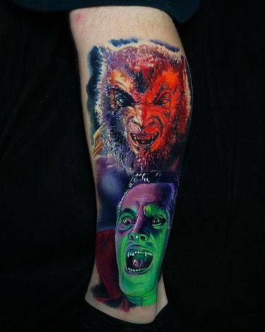 Dark Art Tattoo by Paul Acker