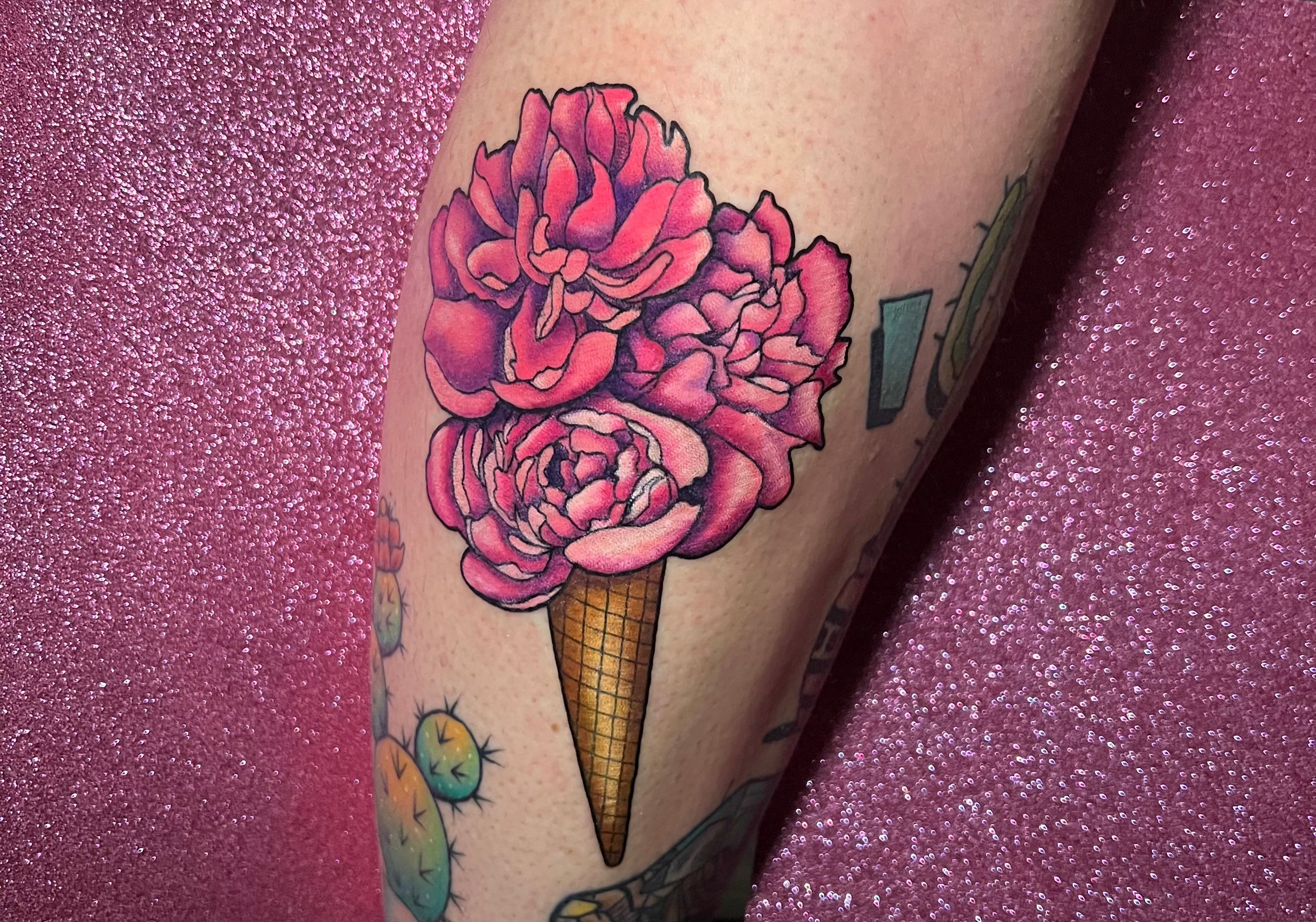 Fox  Thistle Tattoo Studio  When choosing your first tattoo you dont  have to pick something small This was Emmas clients first tattoo can you  believe thinking of a floral theme