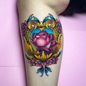 Rose Tattoo Done by Brittany Hayward 
#rosetattoo #frametattoo #floraltattoo #colorfultattoo #neotradtattoo #neotraditionaltattoo #tattoo #rose #tattooartist #tattooart #tattoofloral #tattooframe #theplasticflamingo #tpf #brittanyhayward #haybrittany #daytona #daytonatattoo #daytonabeach #daytonabeachtattoo #tattoodesign #tattoolife #tattooartwork #tattooart #tattooing #tatuajes #tattooworld #tattoostyle #tattoogirl #feminine #girlytattoo #tattoostyle #colortattoo #bodyart #tattoostudio #tattooshop #tattoomodel #tattooflash #inked #tattooink #tattoos #thightattoo
