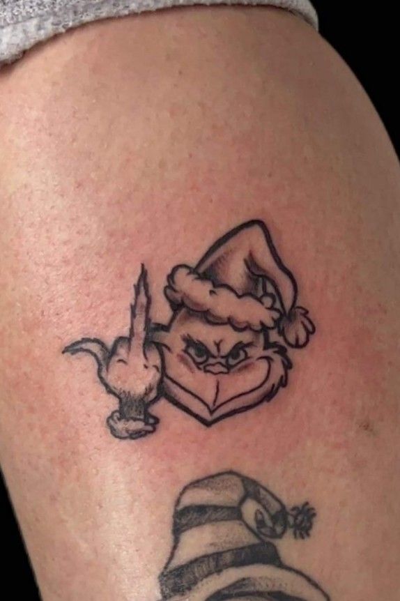 My baby Grinch tattoo helps my sex life  but haters say I stole it