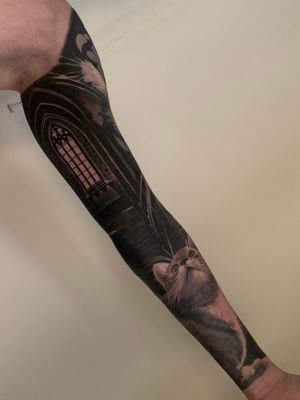 Gothic Cats Full Sleeve