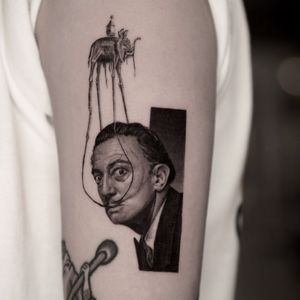 Salvador Dali portrait