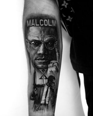 Malcolm X portrait