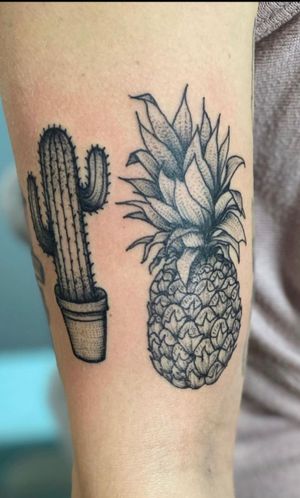 Pineapple & Cactus Artist: Brynn