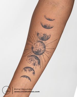 Custom Tattoo done by Bishal Majumder at Circle Tattoo India.