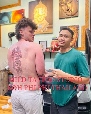 #dragontattoo #dragon #tattooart #tattooartist #bambootattoothailand #traditional #tattooshop #at #mildtattoostudio #mildtattoophiphi #tattoophiphi #phiphiisland #thailand #tattoodo #tattooink #tattoo #phiphi #kohphiphi #thaibambooartis  #phiphitattoo #thailandtattoo #thaitattoo #bambootattoophiphi
Contact ☎️+66937460265 (ajjima)
https://instagram.com/mildtattoophiphi
https://instagram.com/mild_tattoo_studio
https://facebook.com/mildtattoophiphibambootattoo/
Open daily ⏱ 11.00 am-24.00 pm
MILD TATTOO STUDIO 
my shop has one branch on Phi Phi Island.
Situated , Located near  the World Med hospital and Khun va restaurant
