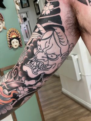 Nice bit of progress made today for @nathan_hinch 
Dm for Japanese tattoos
#japanesetattoo #japanesetattoos #irezumi #irezumitattoo #dragontattoo #hannya #hannyatattoo #hannyamasktattoo #tradtattoos #traditionaltattoo #dublin #dublintattoo #dublintattoos #dublintattoostudio #dublintattooartist