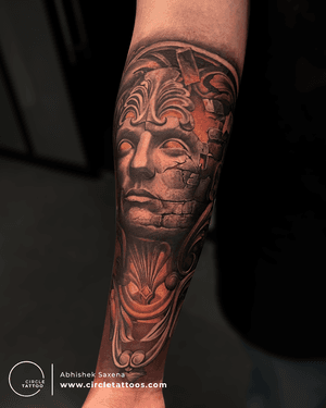 Custom Arlo Tattoo done by Abhishek Saxena at Circle Tattoo Delhi