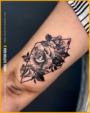 Rose Tattoo By Mahendra Dharoliya At Angel Tattoo Goa, Best Tattoo Artist in Goa, Best Tattoo Studio in Goa, Best Tattoo Shop in Goa, Best Tattoo Studio in Baga Goa, Best Tattoo Artist in Baga Goa ••Follow Us On Instagram @angeltattoostudiogoa••Call & Book Your Appointment 9960107775 / 9834870701#angeltattoogoa#angeltattoostudiogoa#besttattooartistingoa#besttattoostudioingoa#besttattooartistinbagagoa#besttattoostudioinbagagoa#besttattooartistincalangute