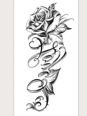 This the tattoo I want for my mother but the letters will spell Pearl