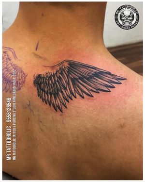 Any Tattoo & Piercing inquiry 🧿 📱Call:- 9558126546 DM or Visit studio for free consultation 🟢Whatsapp:- 9558126546 _________________________ ✉️ Mrtattooholic111@gmail.com #wingstattoo #wingstattoodesign #wingstattoos #wingsart #wings #angelwings #backtattoo #necktattoo #realismtattoo #realism #devil #devilstattoo #besttattoo #shouldertattoo #mrtattooholic #tattooartist #tattoostudio #tattoos #tattoosofinstagram #tattooideas #tattoodesign #tattoodo #ahmedabad #ahmedabadtattoo #ahmedabadtattoostudio #ahmedabadtattooremoval #ahmedabadtattooartist #tattoorealistic #tattooremoval #ahmedabadtattooremoval