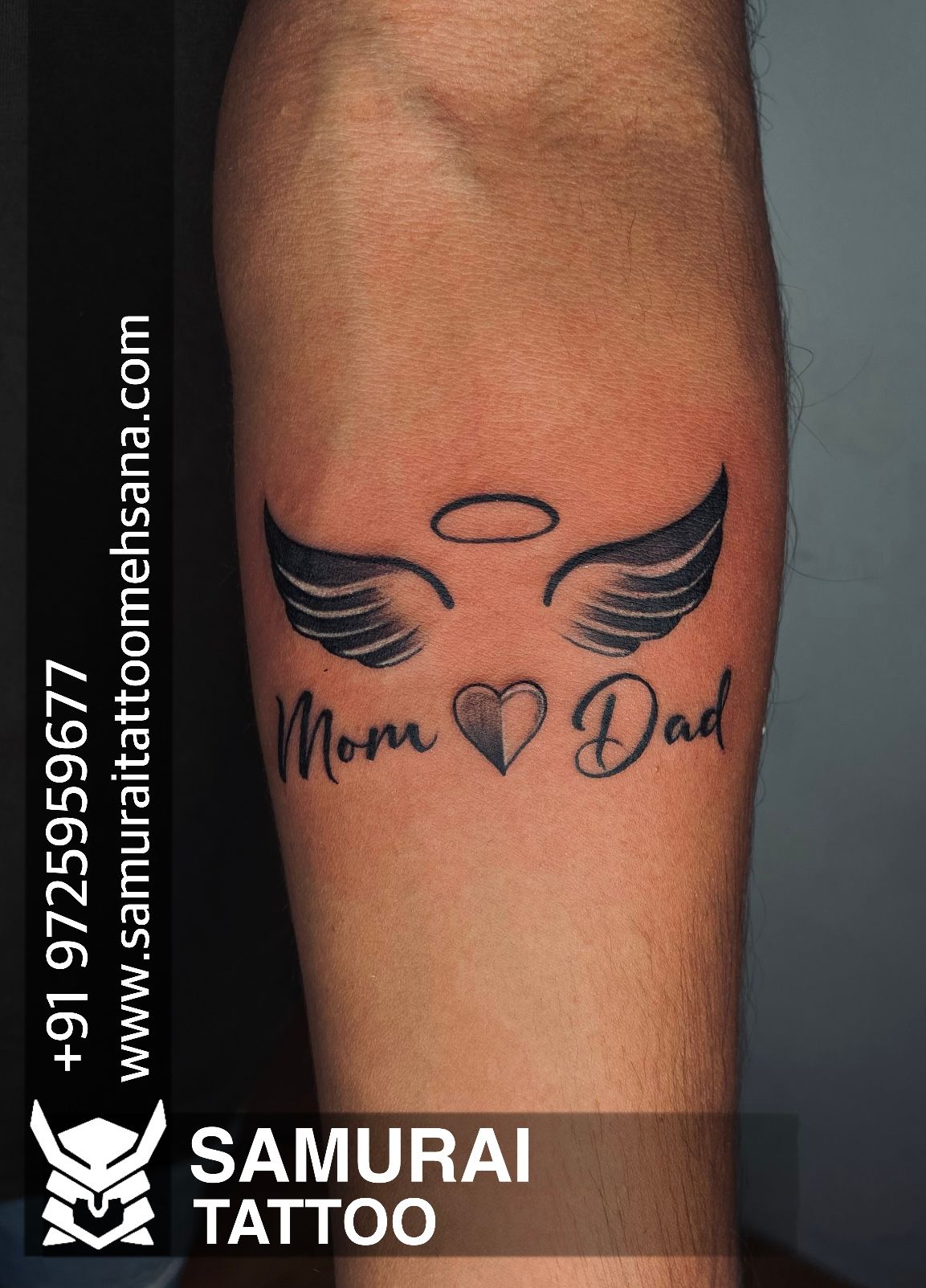 Voorkoms Wings Mom Dad Temporary Tattoo  Amazonin Beauty