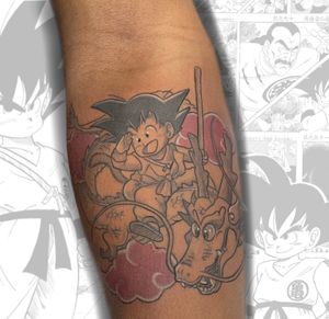 Goku and Shenron- Dragon Ball