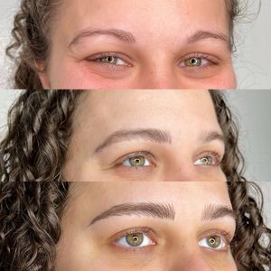 Microblading: Before/ Healed/ Annual Refresh