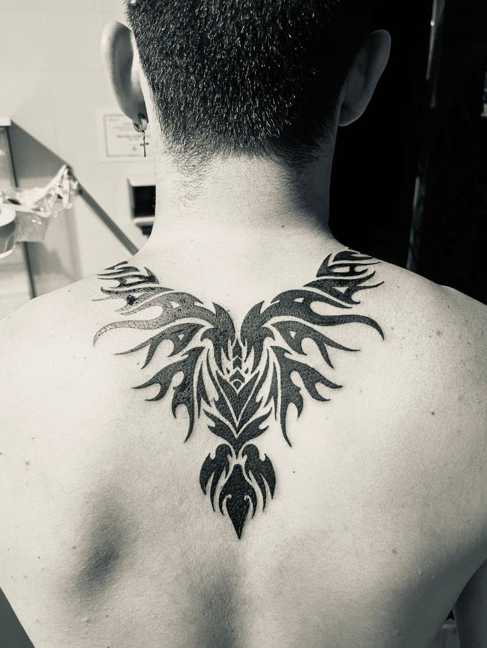 Second Life Marketplace - Tribal Phoenix Tattoo for Aesthetic (Back)