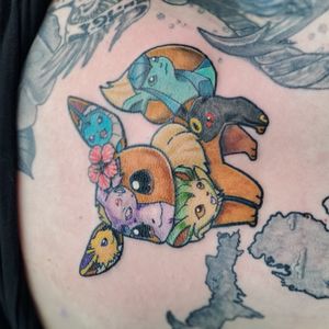 Pokemon evee tattoo 