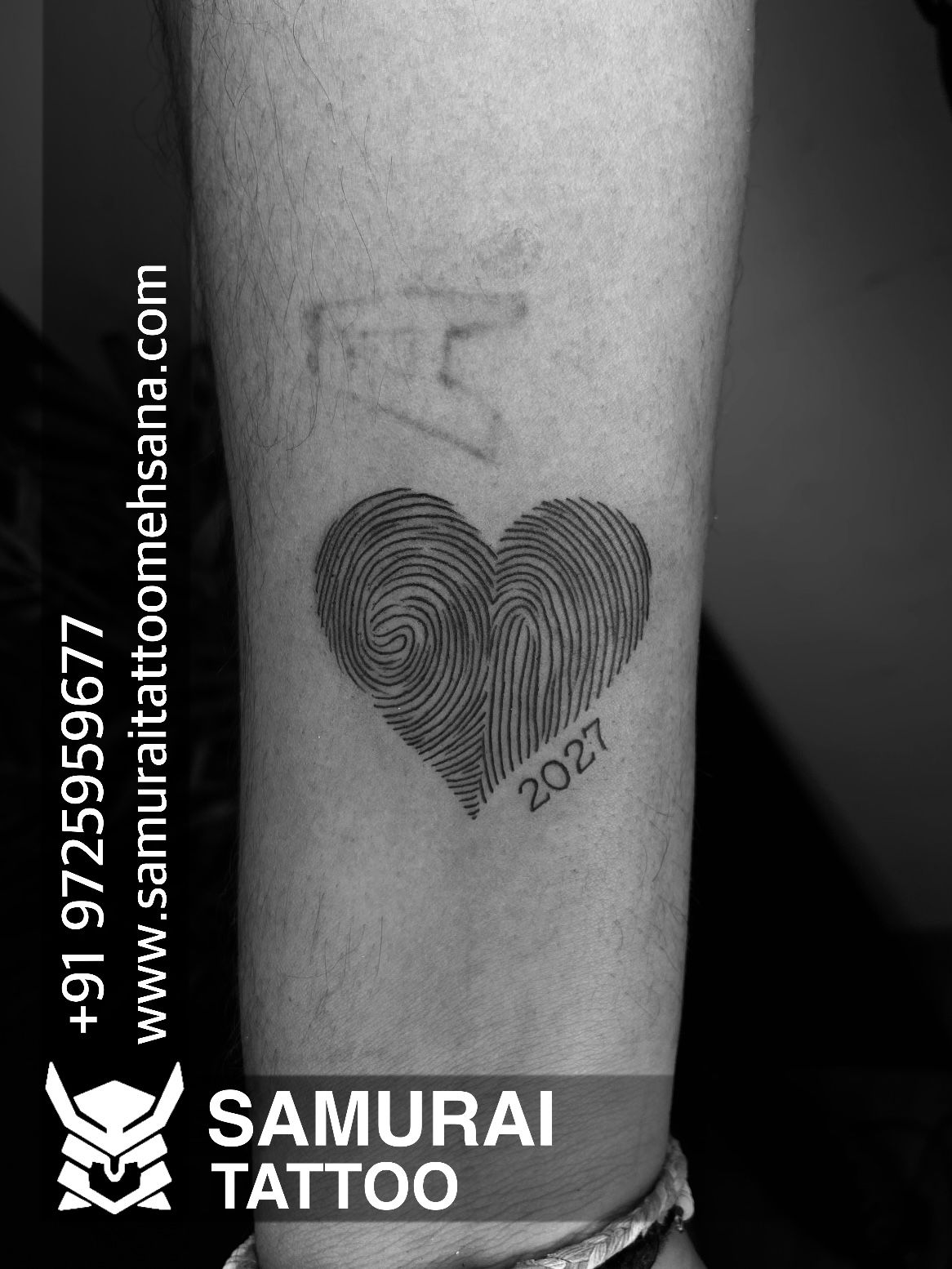 Buy Heart Shape Fingerprint Temporary Fake Tattoo Sticker set of Online in  India  Etsy