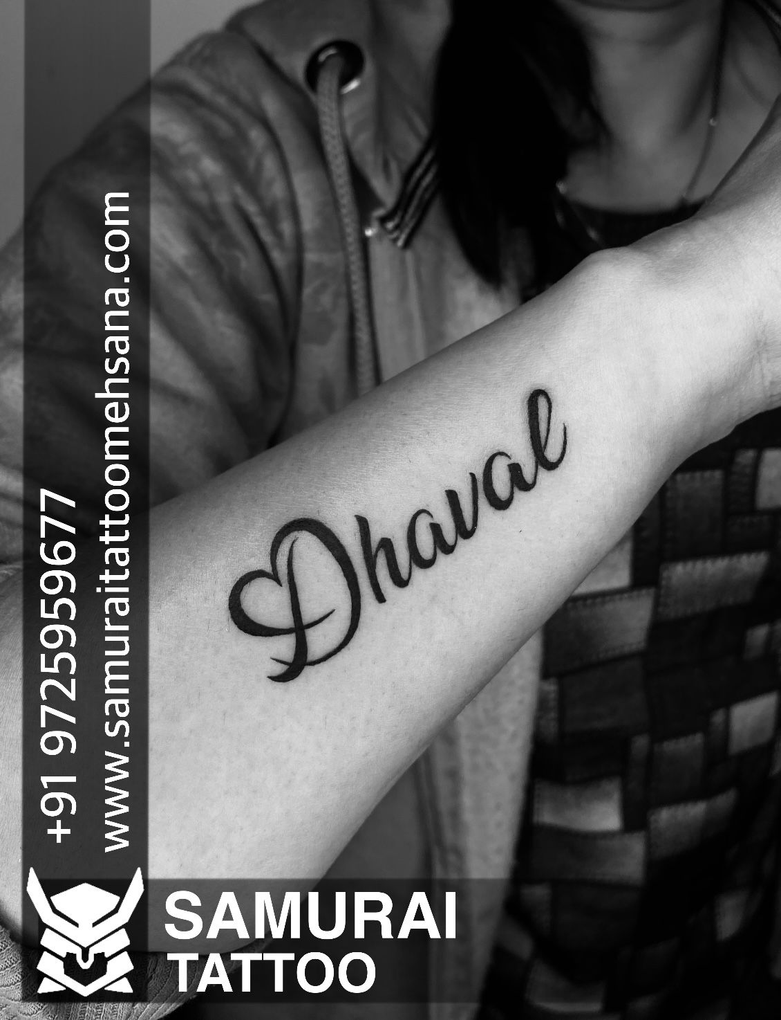 Dhaval Name Tattoo | Name tattoo, Girl tattoos, Tattoos