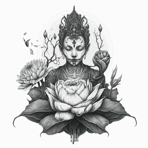 Budha + Lotus