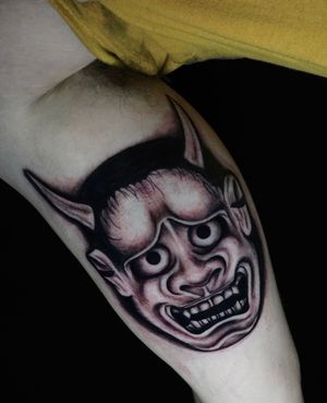 Mask from “Onibaba” done by Miss Vampira at Red Baron Ink
