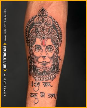 Hunuman Tattoo By Sagar Dharoliya At Angel Tattoo Goa, Best Tattoo Artist in Goa, Best Tattoo Studio in Goa, Best Tattoo Shop in Goa, Best Tattoo Studio in Baga Goa, Best Tattoo Artist in Baga Goa ••Follow Us On Instagram @angeltattoostudiogoa••Call & Book Your Appointment 9960107775 / 9834870701#angeltattoogoa#angeltattoostudiogoa#besttattooartistingoa#besttattoostudioingoa#besttattooartistinbagagoa#besttattoostudioinbagagoa#besttattooartistincalangute#besttattooshopingoa