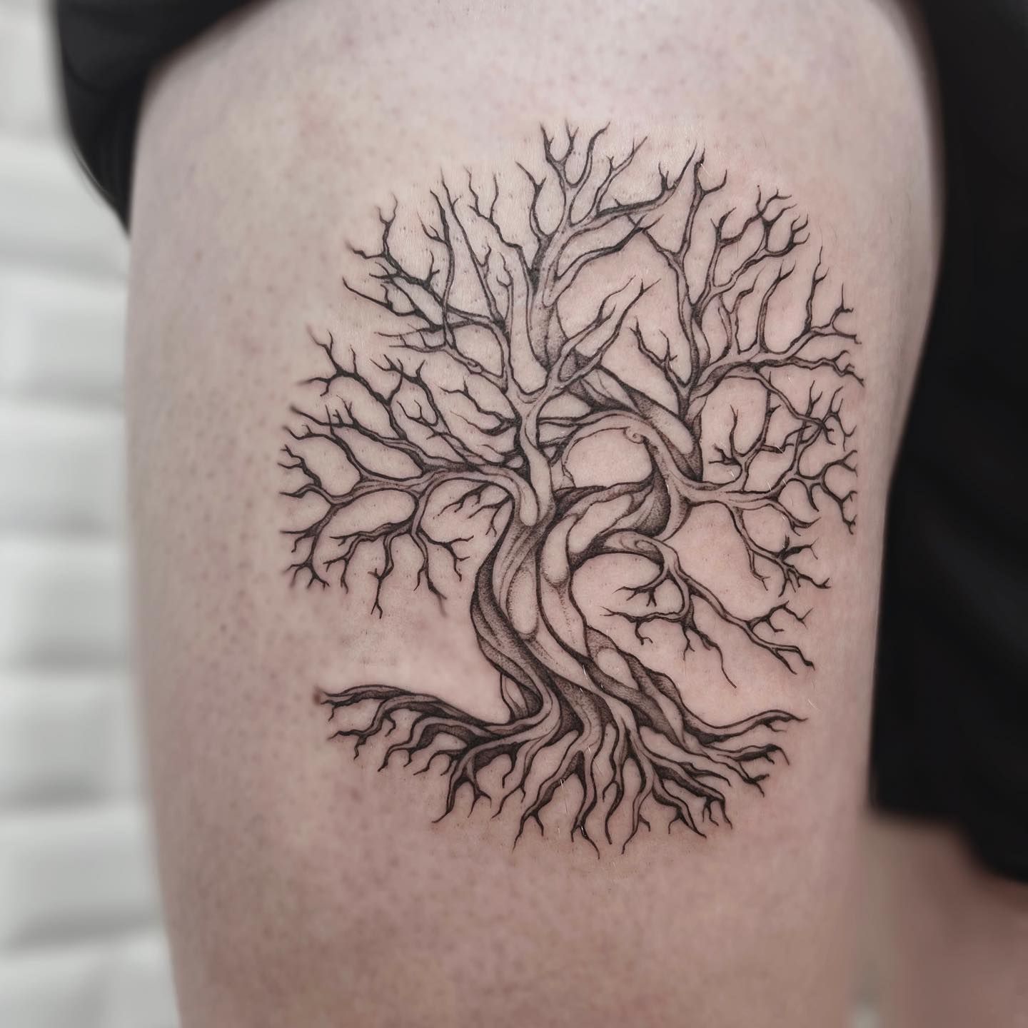 Exploring the Beauty and Symbolism of the Tree of Life Tattoo  LuckyFish  Inc and Tattoo Santa Barbara