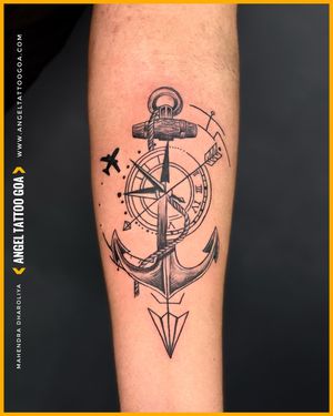 Anchor Tattoo By Mahendra Dharoliya At Angel Tattoo Goa, Best Tattoo Artist in Goa, Best Tattoo Studio in Goa, Best Tattoo Shop in Goa, Best Tattoo Studio in Baga Goa, Best Tattoo Artist in Baga Goa ••Follow Us On Instagram @angeltattoostudiogoa••Call & Book Your Appointment 9960107775 / 9834870701#angeltattoogoa#angeltattoostudiogoa#besttattooartistingoa#besttattoostudioingoa#besttattooartistinbagagoa#besttattoostudioinbagagoa#besttattooartistincalangute#besttattooshopingoa