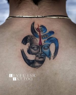 budhha tattoo on back of neck