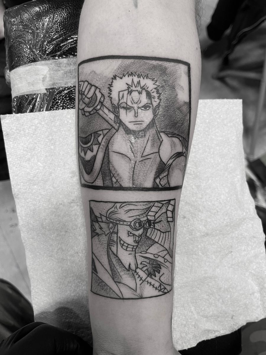 Tattoo uploaded by Anime_Henry_Colour _Tattoo • One piece and Naruto •  Tattoodo