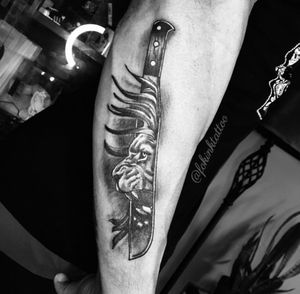 Lion blade @ Fokink Tattoo 