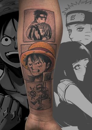 Tattoo uploaded by Anime_Henry_Colour _Tattoo • One piece and Naruto •  Tattoodo