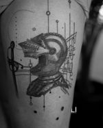 Knight Helmet and Sword