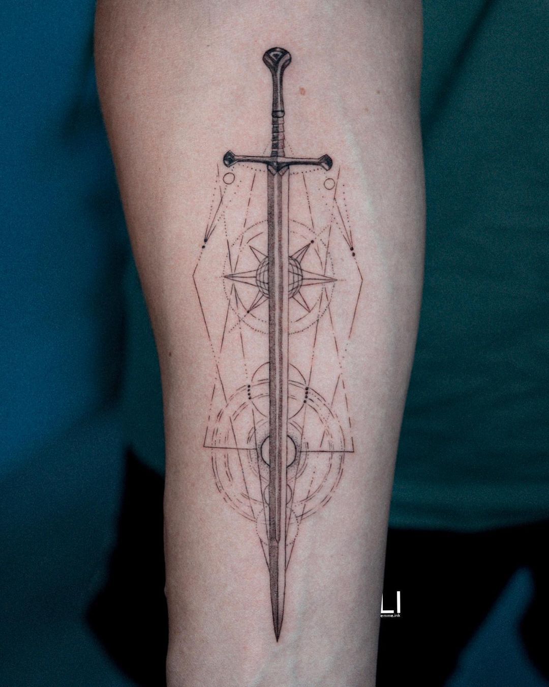 Aragorn Sword Tattoo | TikTok
