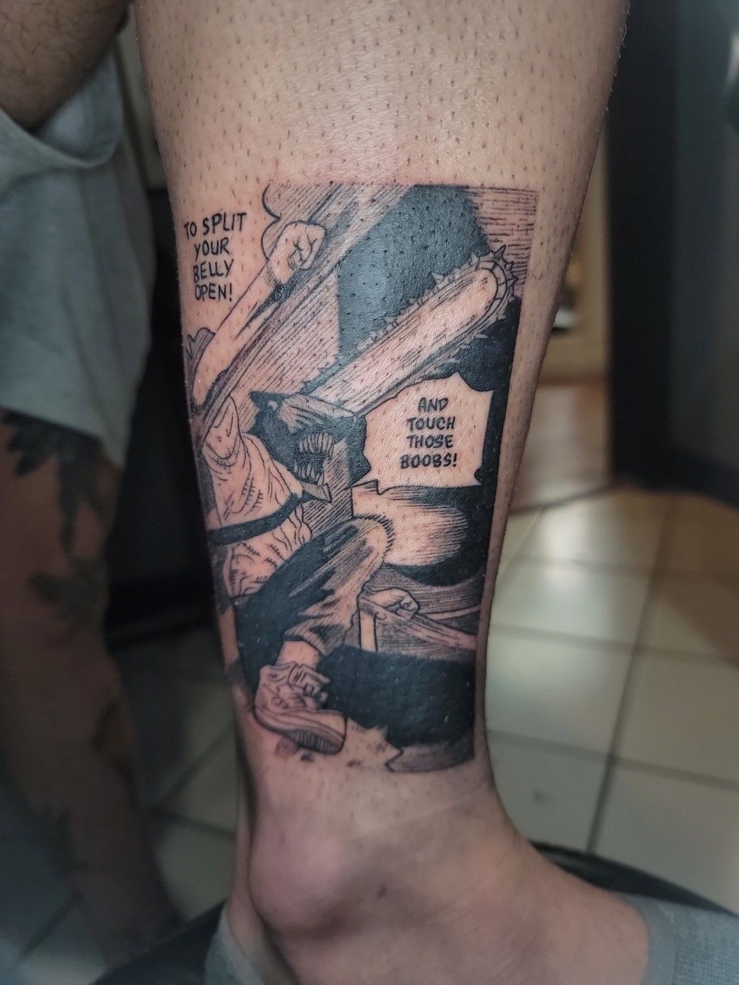 Tattoo uploaded by Ignozzi.Ink • Chainsaw man tat! • Tattoodo