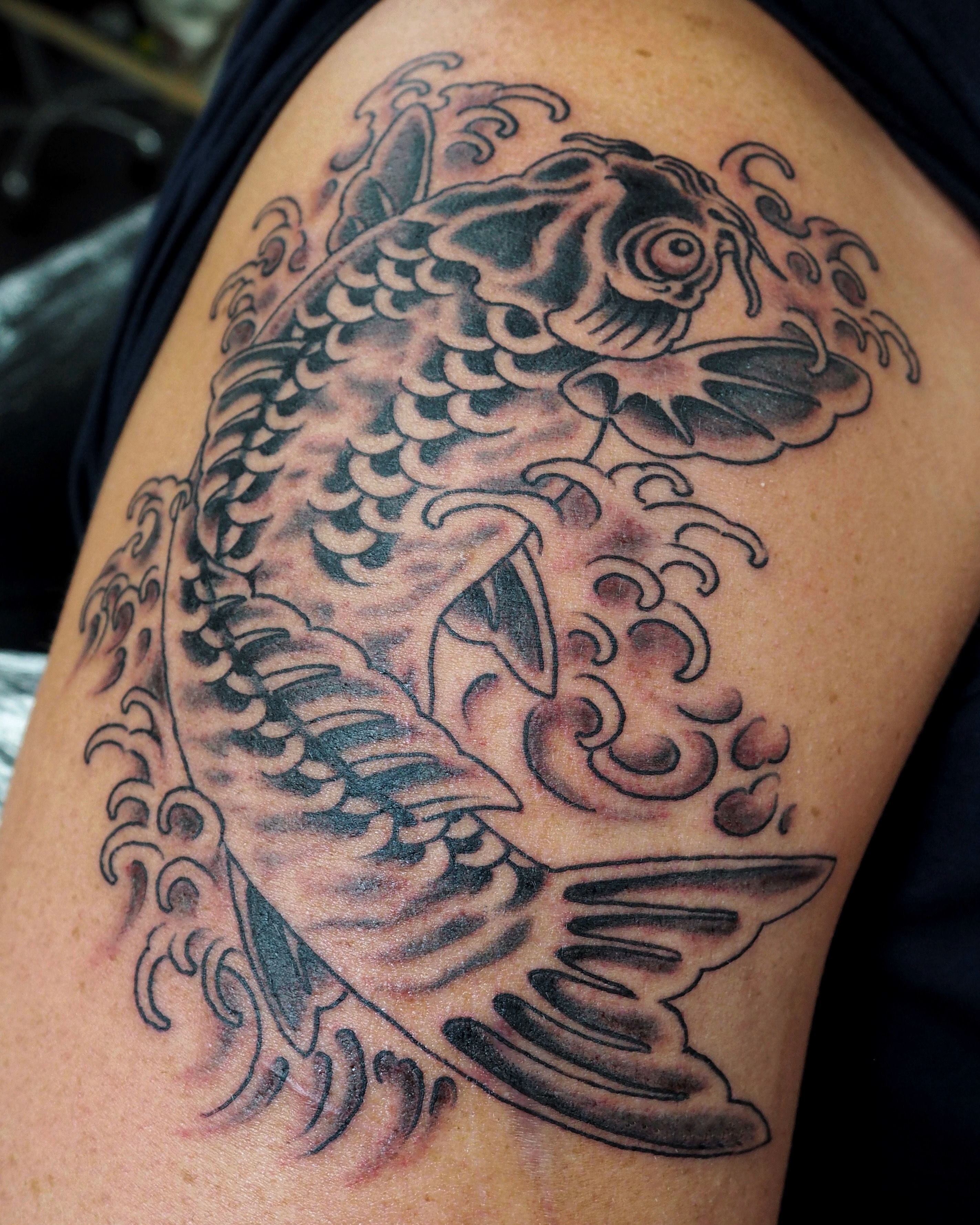 Top more than 79 tattoos for men fish  thtantai2