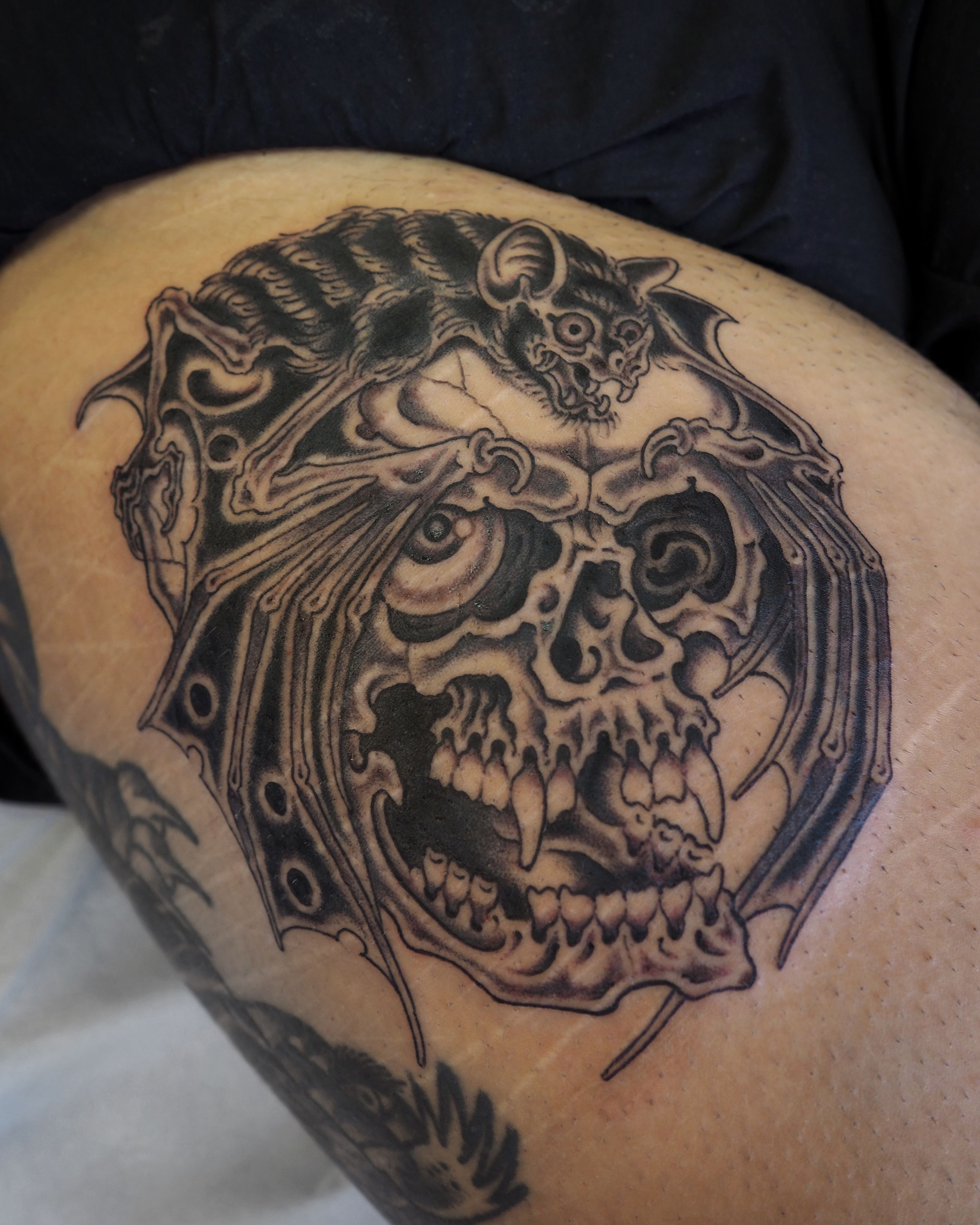 black grim reaper tattooTikTok Search