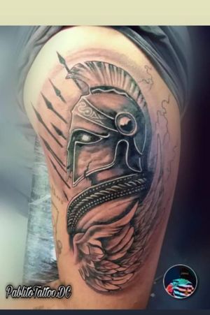 Tatuaje -guerrero spartano