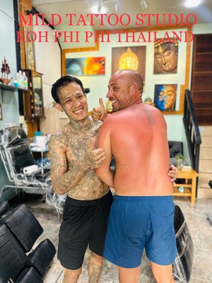 #sakyant #fiveline #fivelinetattoo #tattooart #tattooartist #bambootattoothailand #traditional #tattooshop #at #mildtattoostudio #mildtattoophiphi #tattoophiphi #phiphiisland #thailand #tattoodo #tattooink #tattoo #phiphi #kohphiphi #thaibambooartis #phiphitattoo #thailandtattoo #thaitattoo #bambootattoophiphi Contact ☎️+66937460265 (ajjima) https://instagram.com/mildtattoophiphi https://instagram.com/mild_tattoo_studio https://facebook.com/mildtattoophiphibambootattoo/ Open daily ⏱ 11.00 am-24.00 pm MILD TATTOO STUDIO my shop has one branch on Phi Phi Island. Situated , Located near the World Med hospital and Khun va restaurant