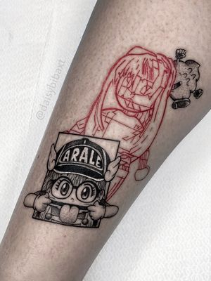 Dr Slump Arale tattoo