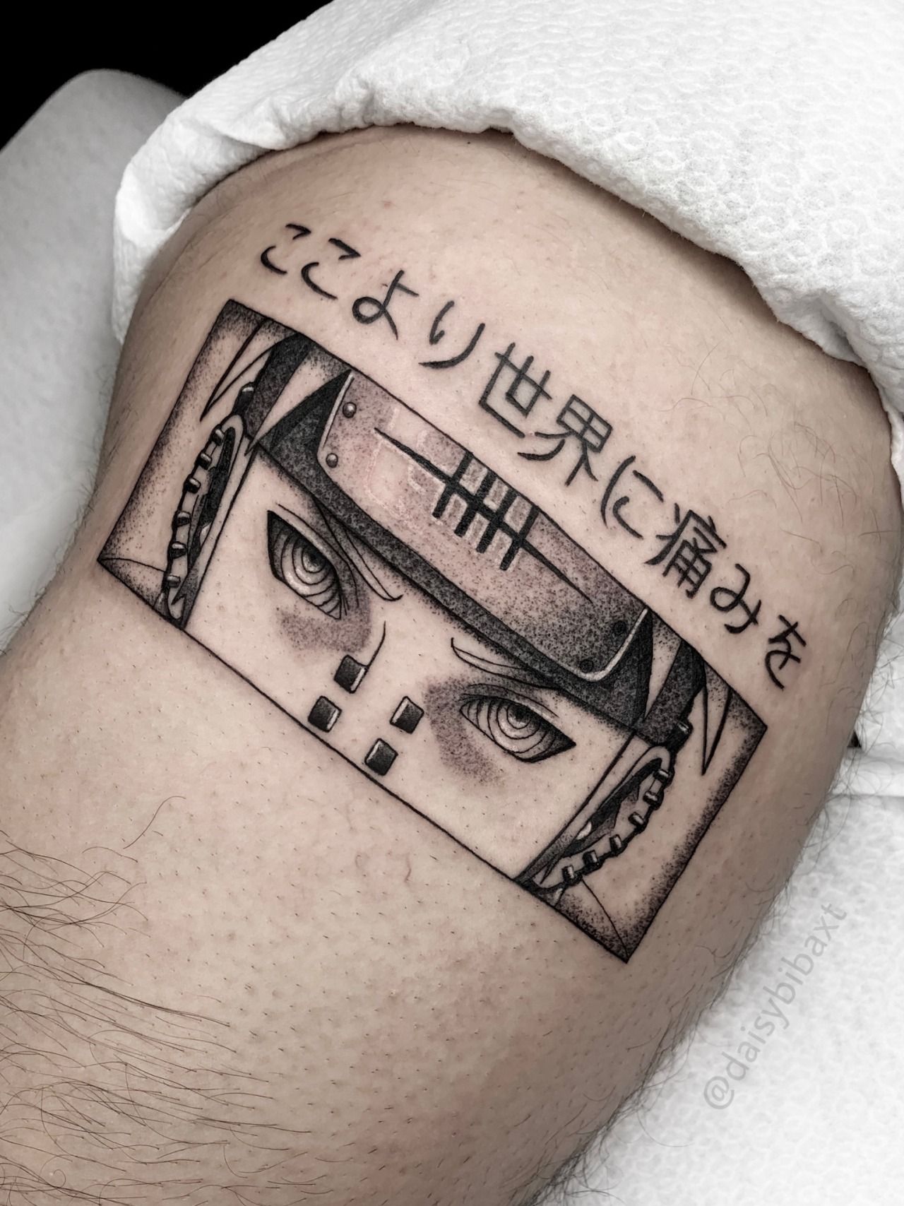 Publicado por @animemasterink: #naruto tattoo done by @nicklimpzTo submit  your work use the tag #animemasterinkAnd don't forget to share our page  too!#sponsoredartist #sponsoredpost #tattoo #tattoos #blacktattoo  #blacktattooart #tatuaje #tatuajes ...