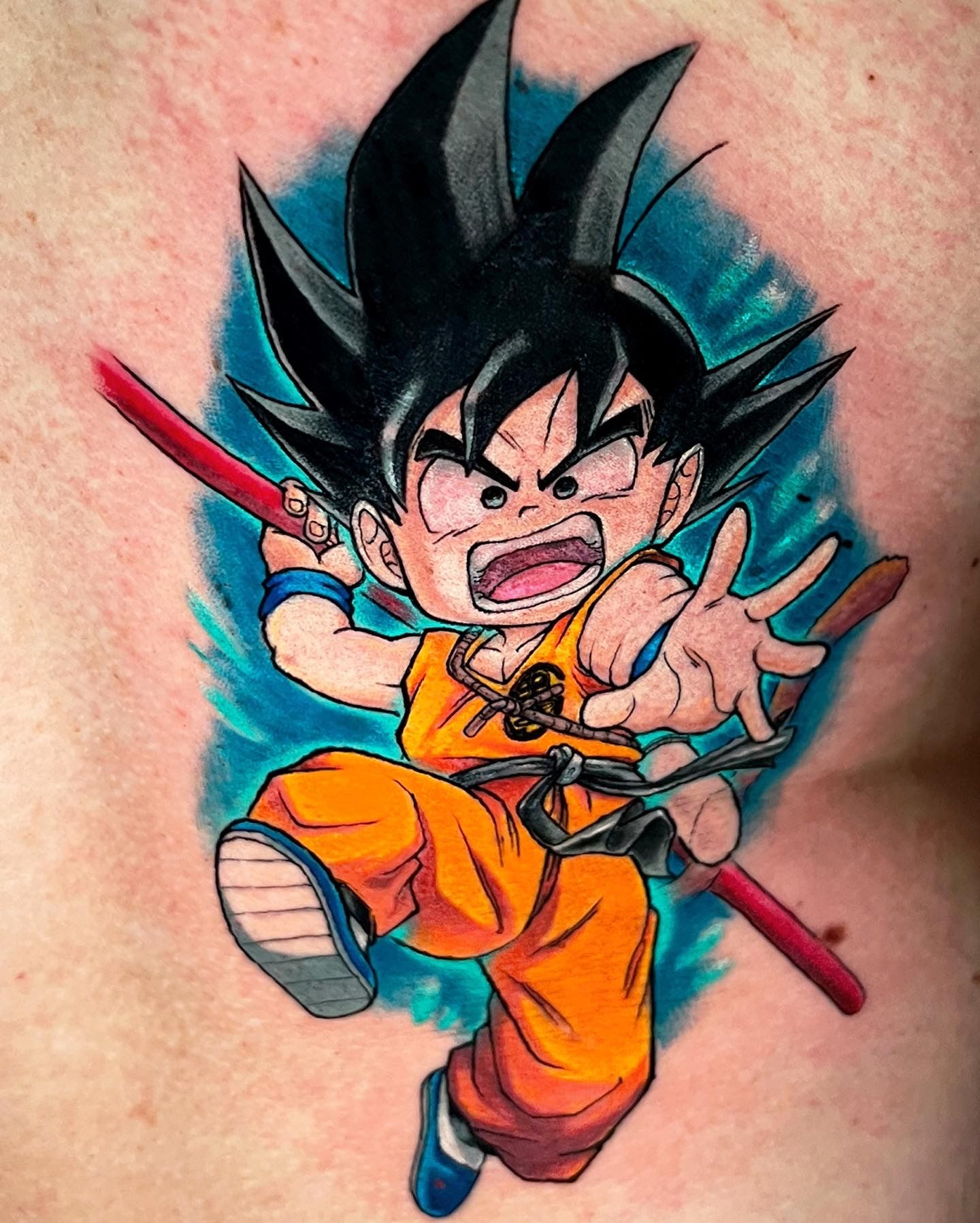 Goku Dragon Ball Z  Tatuagens de anime Tatuagem do naruto Tatuagens geek